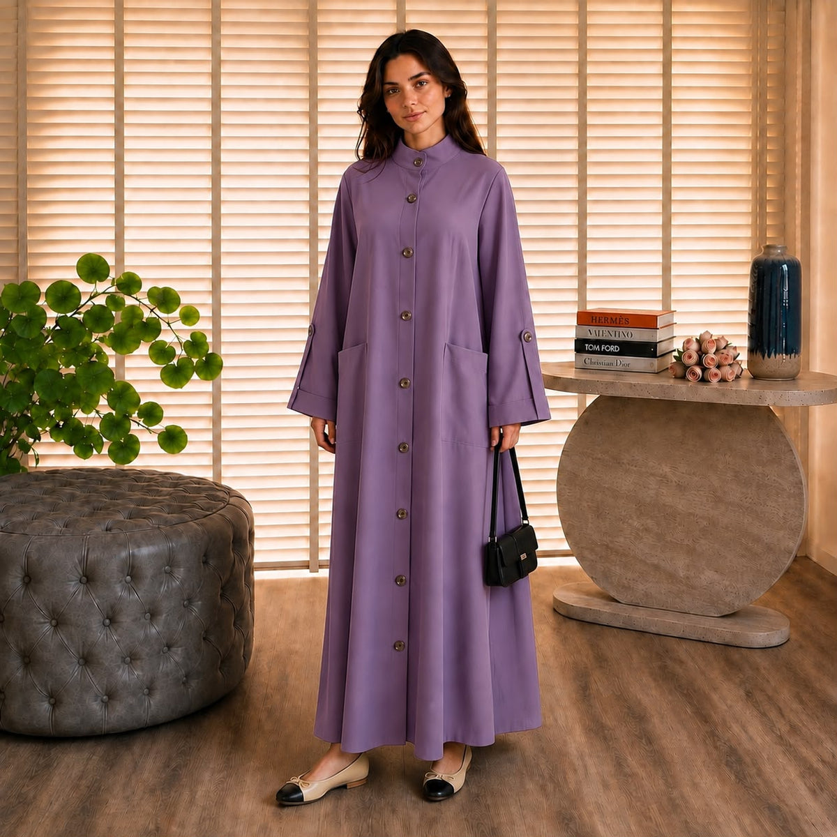 VOGUE ABAYA LAVANDER