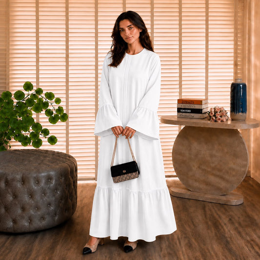 AHU ABAYA WHITE