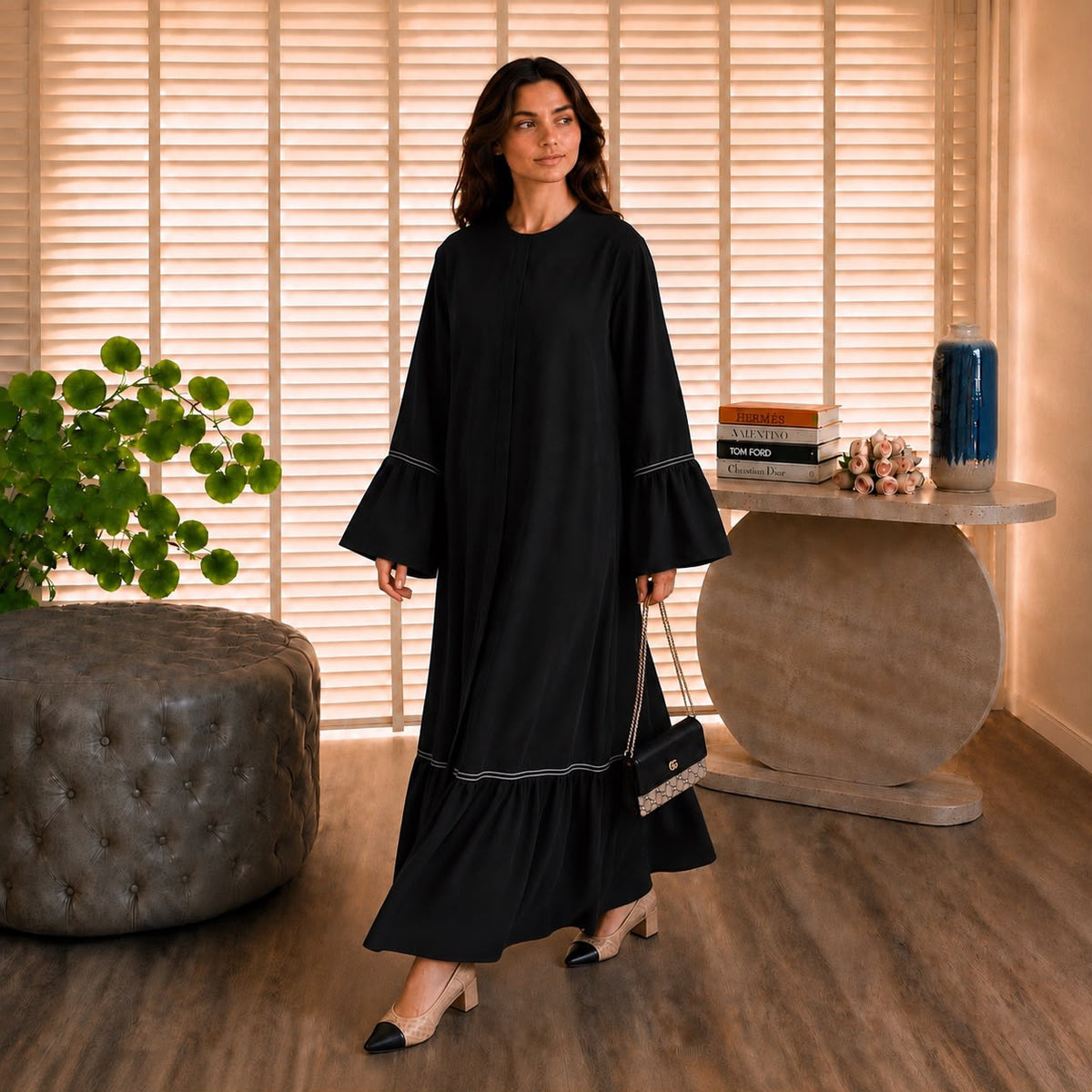 AHU ABAYA BLACK