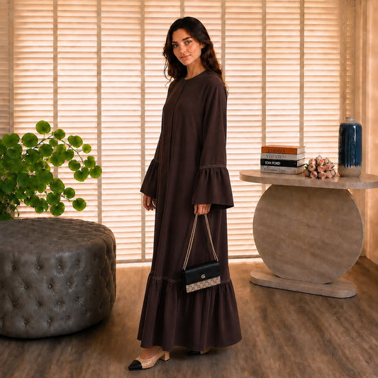 AHU ABAYA BROWN