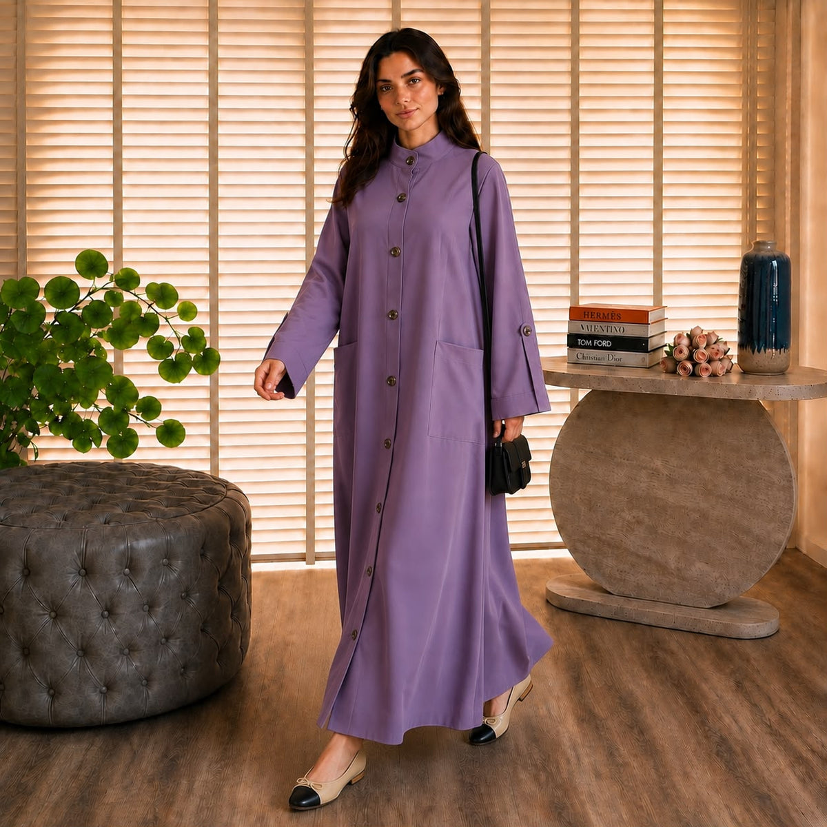 VOGUE ABAYA LAVANDER