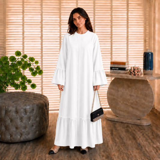 AHU ABAYA WHITE
