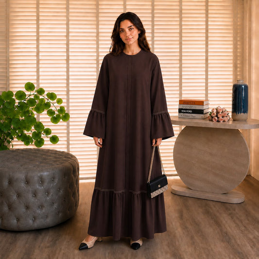 AHU ABAYA BROWN
